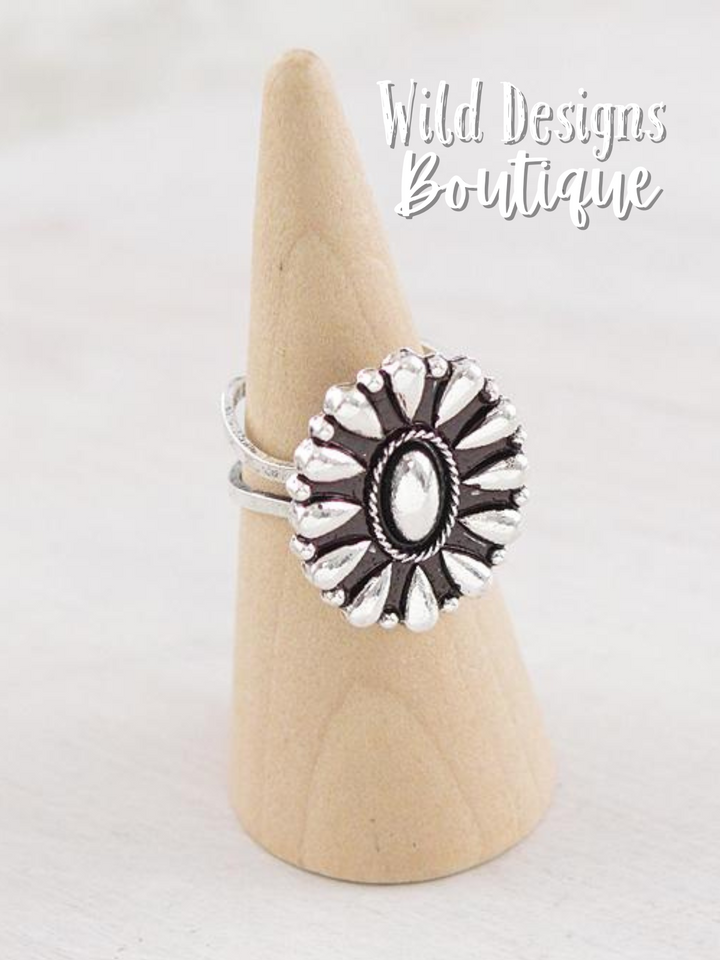 Morgan Wagon Wheel Cuff Ring