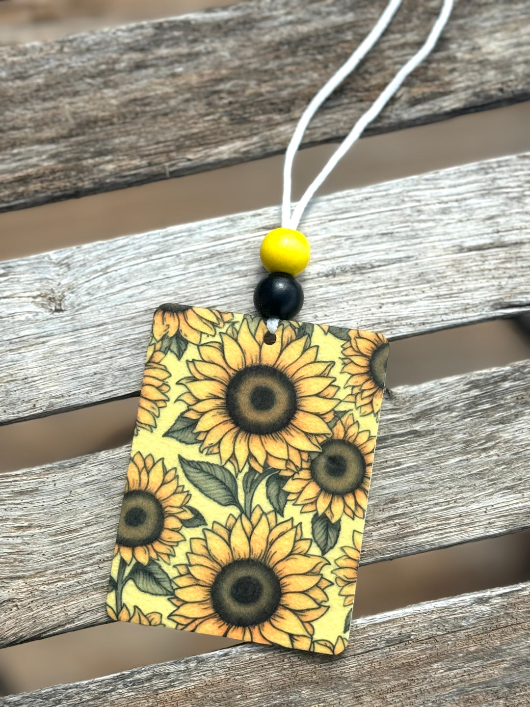 Felt Car Freshies Sunflowers