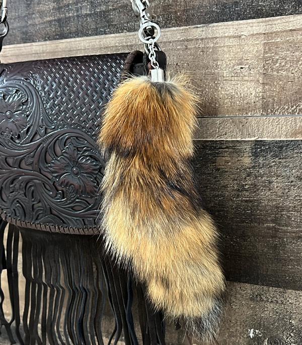 Fox Hair Purse Tassel Natural