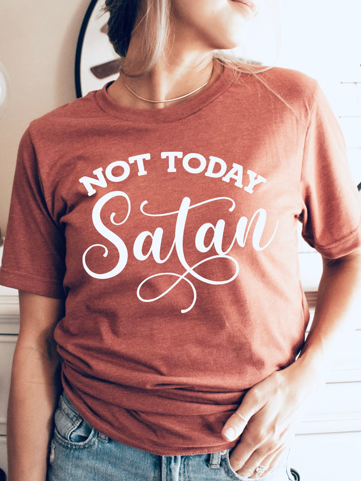 Not Today Satan Graphic Tee