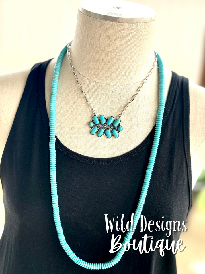 Rodeo Roots Turquoise Necklace